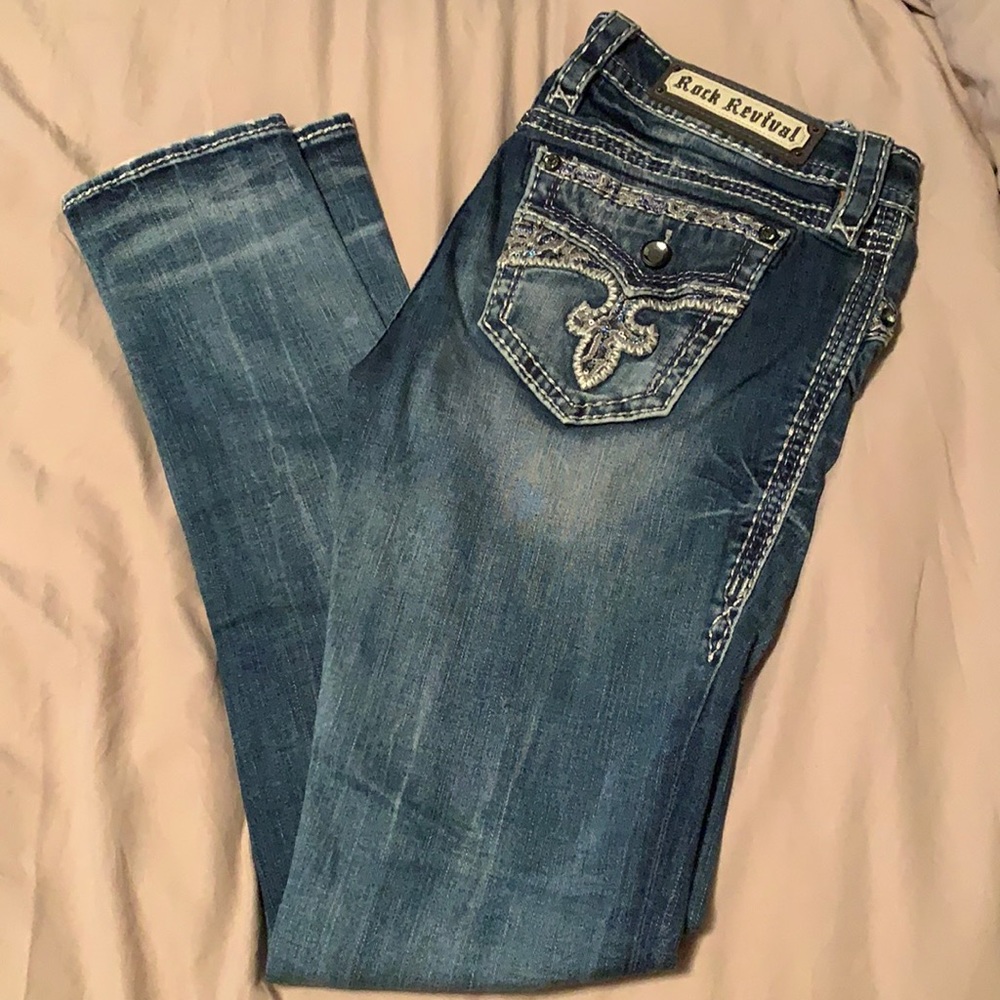Rock Revival mid rise skinny jeans Size:29